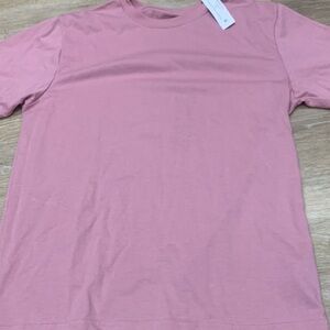 George Men's Short Sleeve Tee in Soft Pink